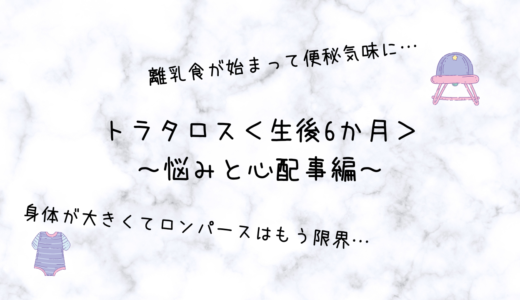 トラタロス＜生後6か月＞～悩みと心配事編～