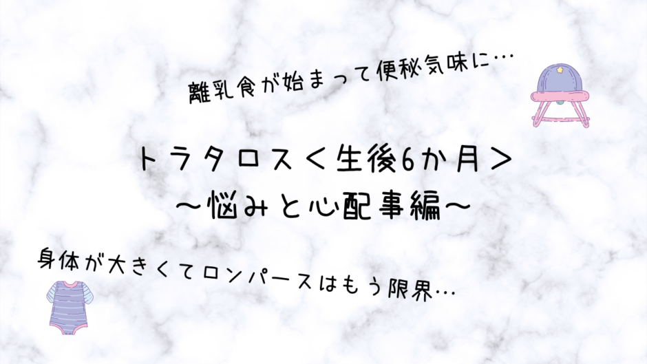 「トラタロス＜生後6か月＞ ～悩みと心配事編～」アイキャッチ画像